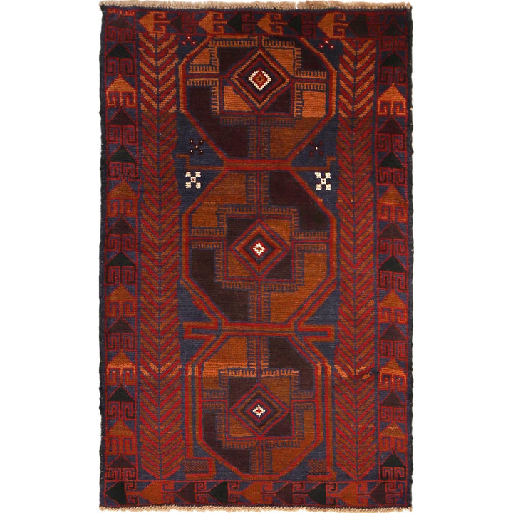 Handmade Baluchi Rug 2' 9" x 4' 10" - No. AL20246
