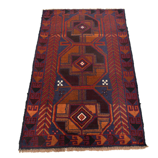 Handmade Baluchi Rug 2' 9" x 4' 10" - No. AL20246