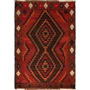 Baluch Small Size Rug 3' 2" x 4' 6" - No. AL30809