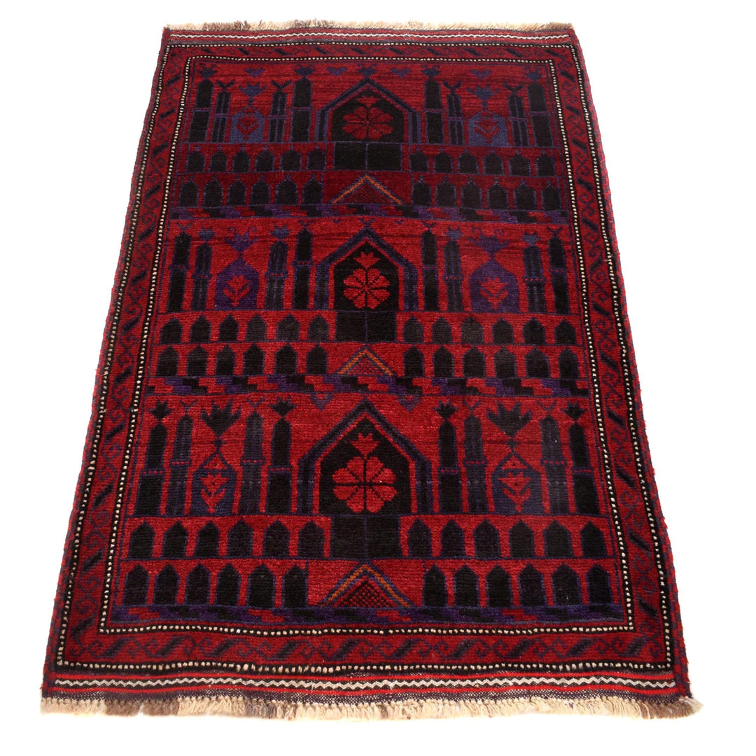 Baluch Small Size Rug 3' 1" x 4' 6" - No. AL58254