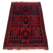 Baluch Small Size Rug 3' 1" x 4' 6" - No. AL58254