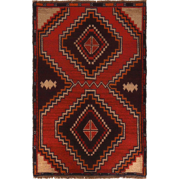 Handmade Balochi Rug 2' 10" x 4' 5" - No. AL23936