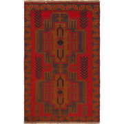 Tribal Baloch Rug 2' 8" x 4' 6" - No. AL81899