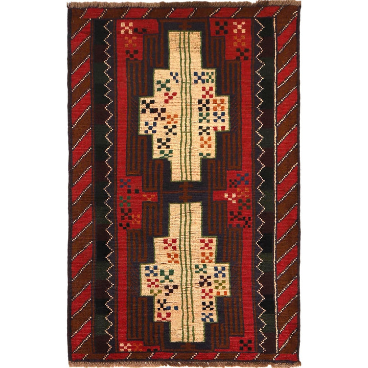 Baluch Small Size Rug 3' 0" x 4' 8" - No. AL16422