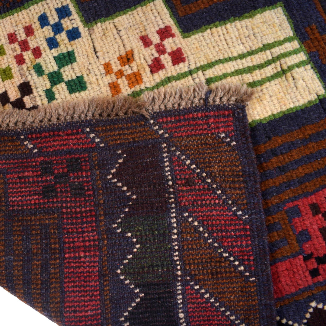 Baluch Small Size Rug 3' 0" x 4' 8" - No. AL16422