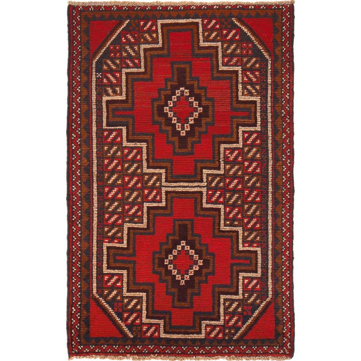 Handmade Balochi Rug 2' 8" x 4' 2" - No. AL47572