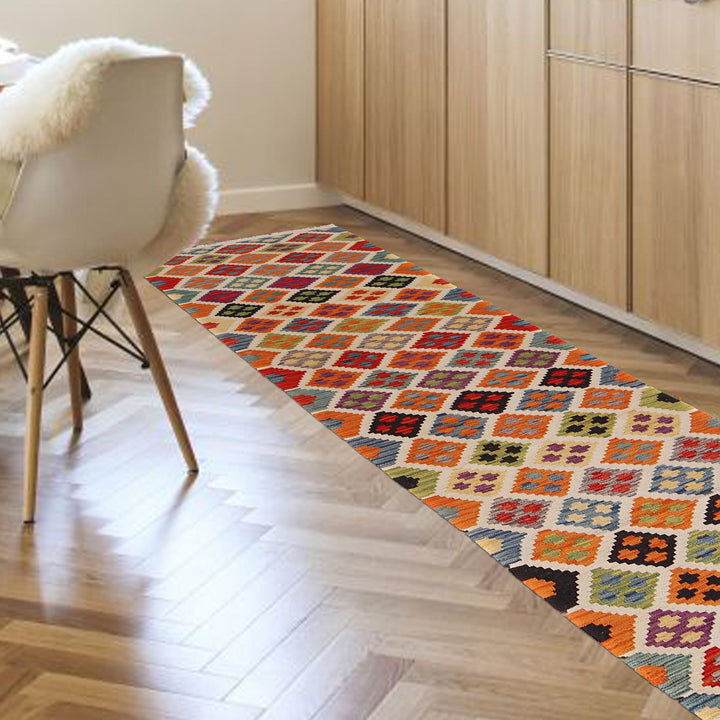 Long Chobi Kilim Runner 2' 7" x 10' 0" - No. AL68753