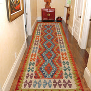 Long Chobi Kilim Runner 2' 10" x 9' 2" - No. AL51170