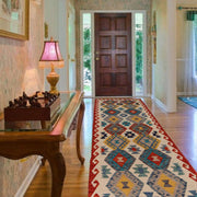 Hand Knotted Flatweave Kilim Runner 2' 5" x 9' 9" - No. AL96957