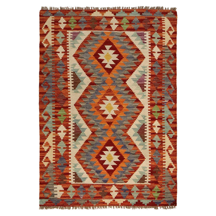 Hand Woven Wool Kelim 2' 9" x 4' 3" - No. AL53773