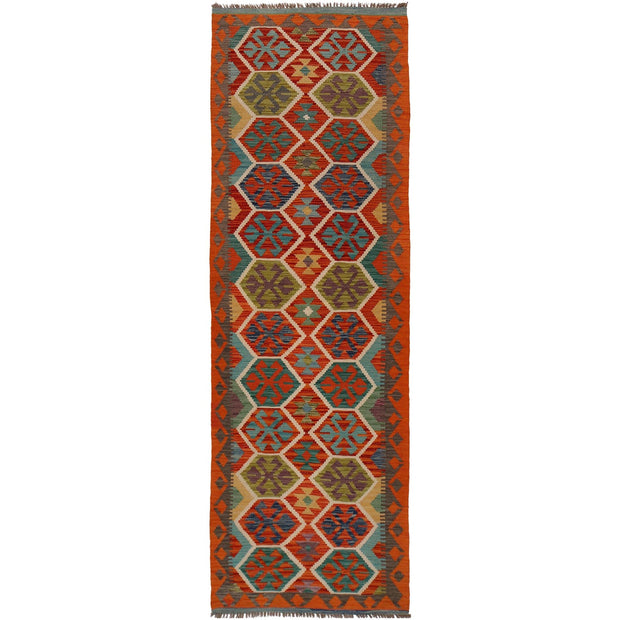 Hand Made Afghan Kilim Runner 2' 9" x 9' 6" - No. AL66900