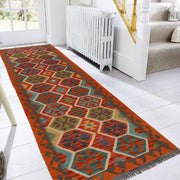 Hand Made Afghan Kilim Runner 2' 9" x 9' 6" - No. AL66900