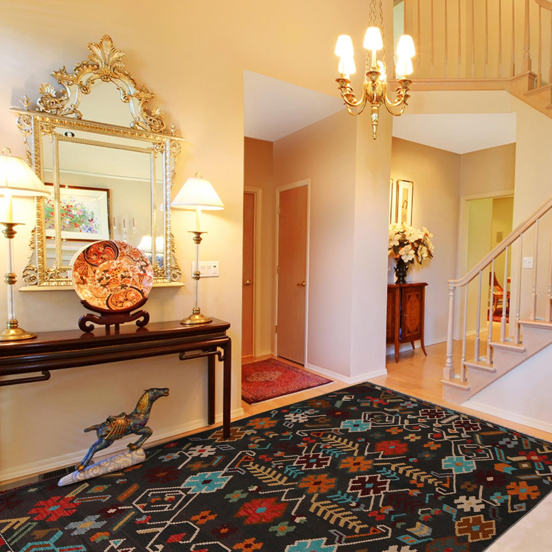 Handmade Vegetable Kelim 5' 11" x 8' 5" - No. AL94907