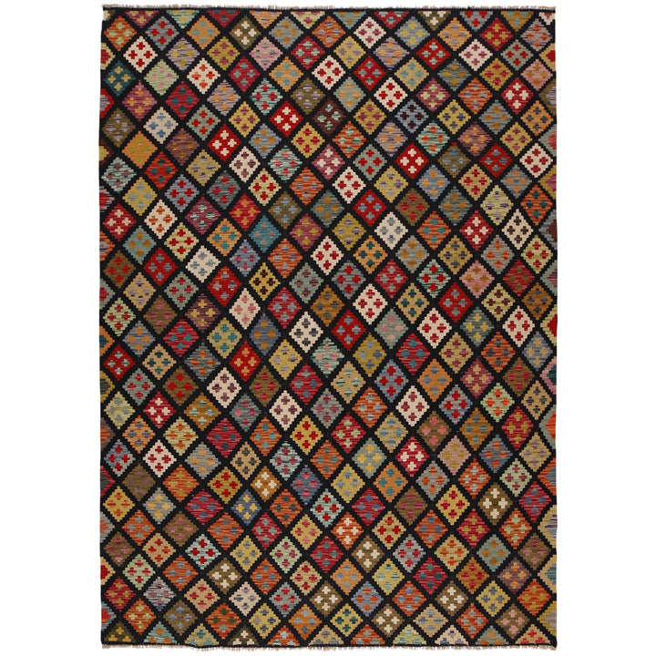 Medium Size Chobi Kilim 6' 8" x 9' 8" - No. AL79985