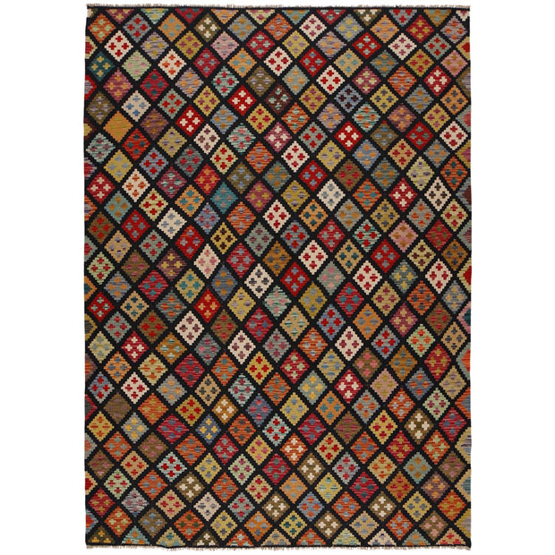 Medium Size Chobi Kilim 6' 8" x 9' 8" - No. AL79985