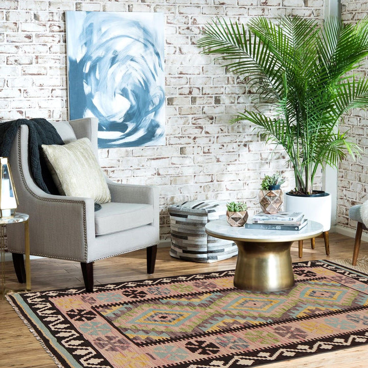 Small Size Chobi Kilim 3' 3" x 4' 10" - No. AL73901