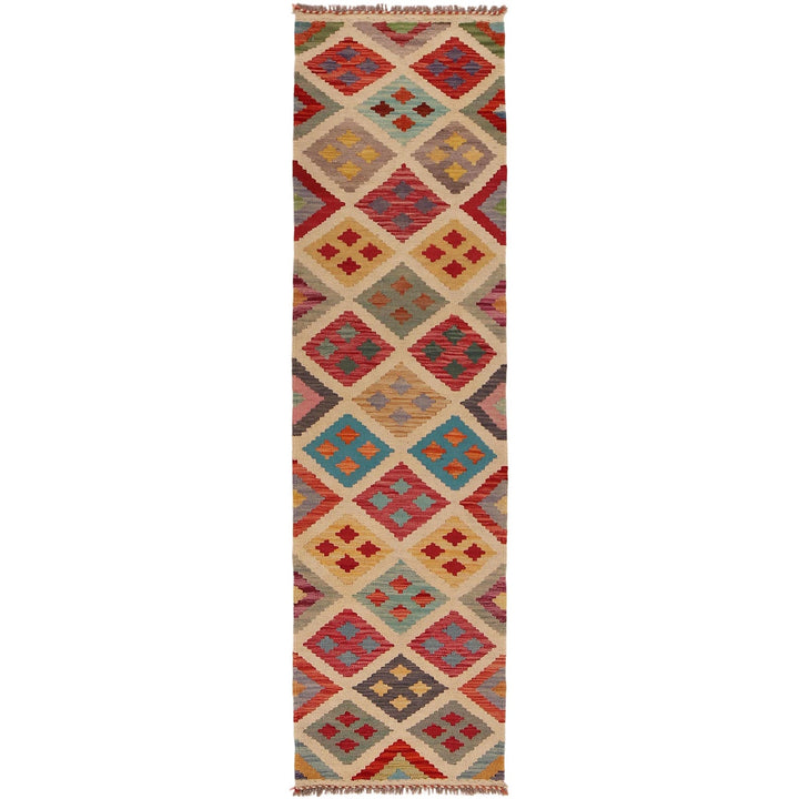Handmade Vegetable Kilim Runner 1' 8"x 6' 9" - No. AL36779
