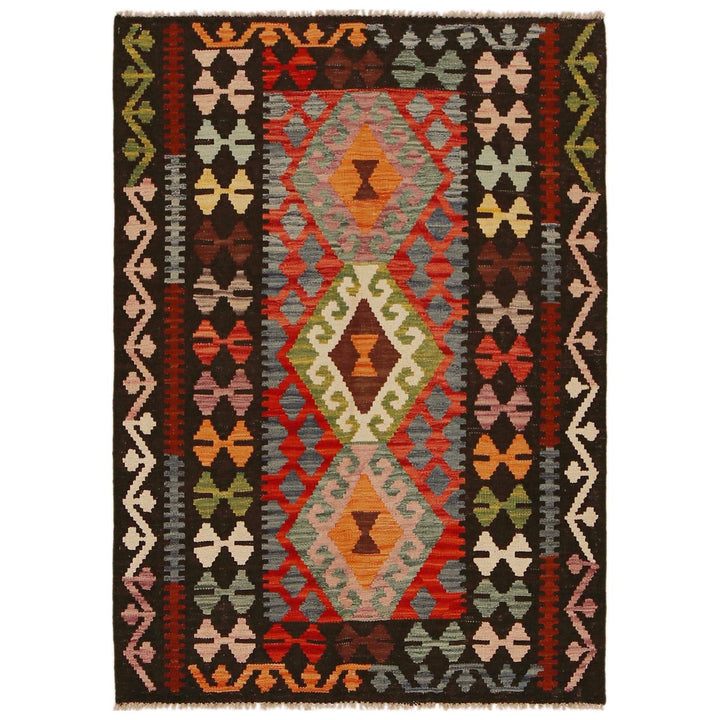 Small Size Chobi Kilim 3' 6" x 4' 11" - No. AL21064
