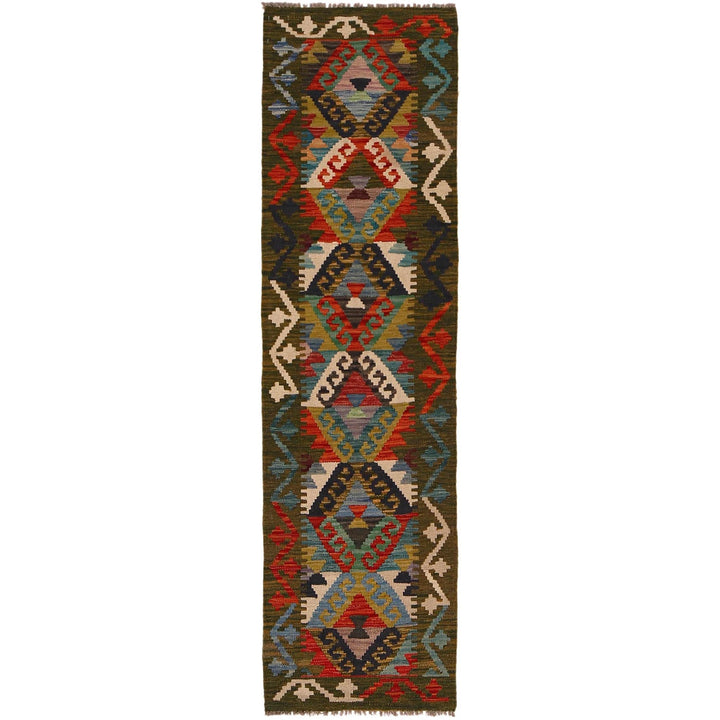 Handmade Vegetable Kelim Runner 1' 8"x 6' 8" - No. AL48184
