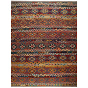 Hand Knotted Afghan Style Kilim 9' 7" x 12' 8" - No. AL88045