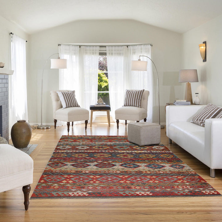 Handmade Vegetable Kelim 8' 4" x 11' 11" - No. AL24037