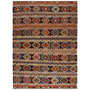 Hand Woven Wool Kelim 8' 5" x 11' 6" - No. AL60627