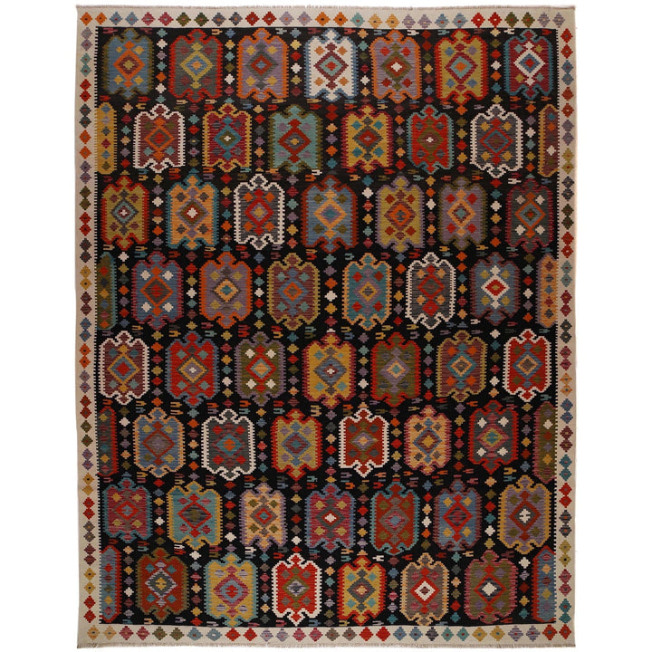 Handmade Afghan Vegetable Kilim 9' 10" x 13' 2" - No. AL32425