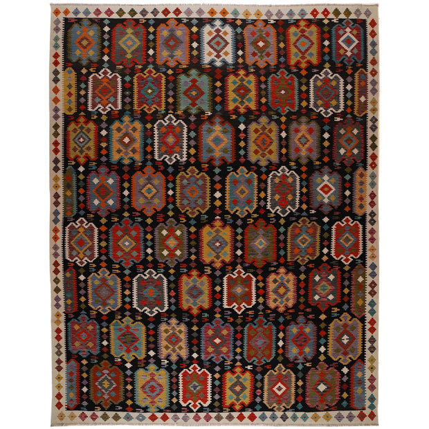 Handmade Afghan Vegetable Kilim 9' 10" x 13' 2" - No. AL32425