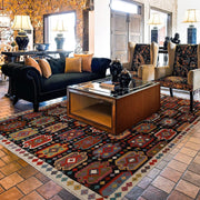 Handmade Afghan Vegetable Kilim 9' 10" x 13' 2" - No. AL32425