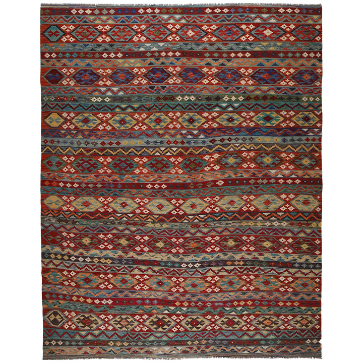 Hand Made Afghan Kilim 9' 9" x 12' 10" - No. AL87833