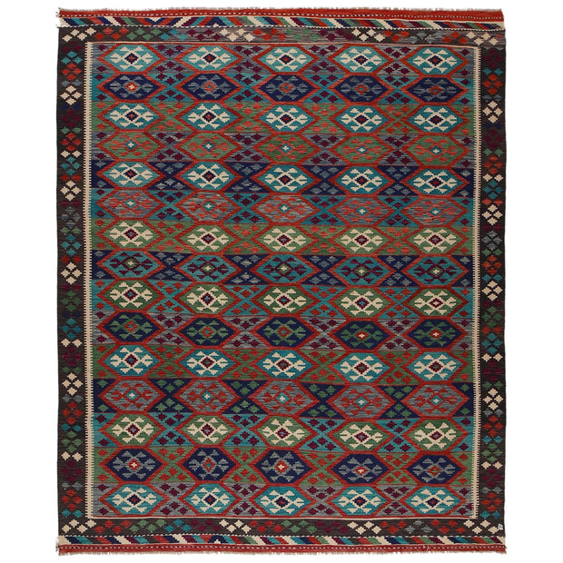 Handmade Vegetable Kilim 8' 1" x 9' 10" - No. AL35972