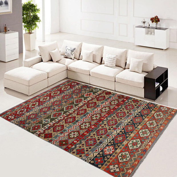 Large Size Chobi Kilim 8' 1" x 11' 6" - No. AL38242