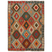 Small Size Chobi Kilim 4' 1" x 5' 7" - No. AL49368