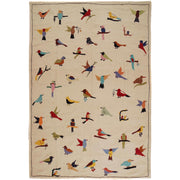 Hand Knotted Embroidery Kelim 6' 6" x 9' 9" - No. AL33728