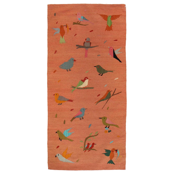 Pakistani Embroidery Kilim Runner 2' 9"x 5' 11" - No. AL44918