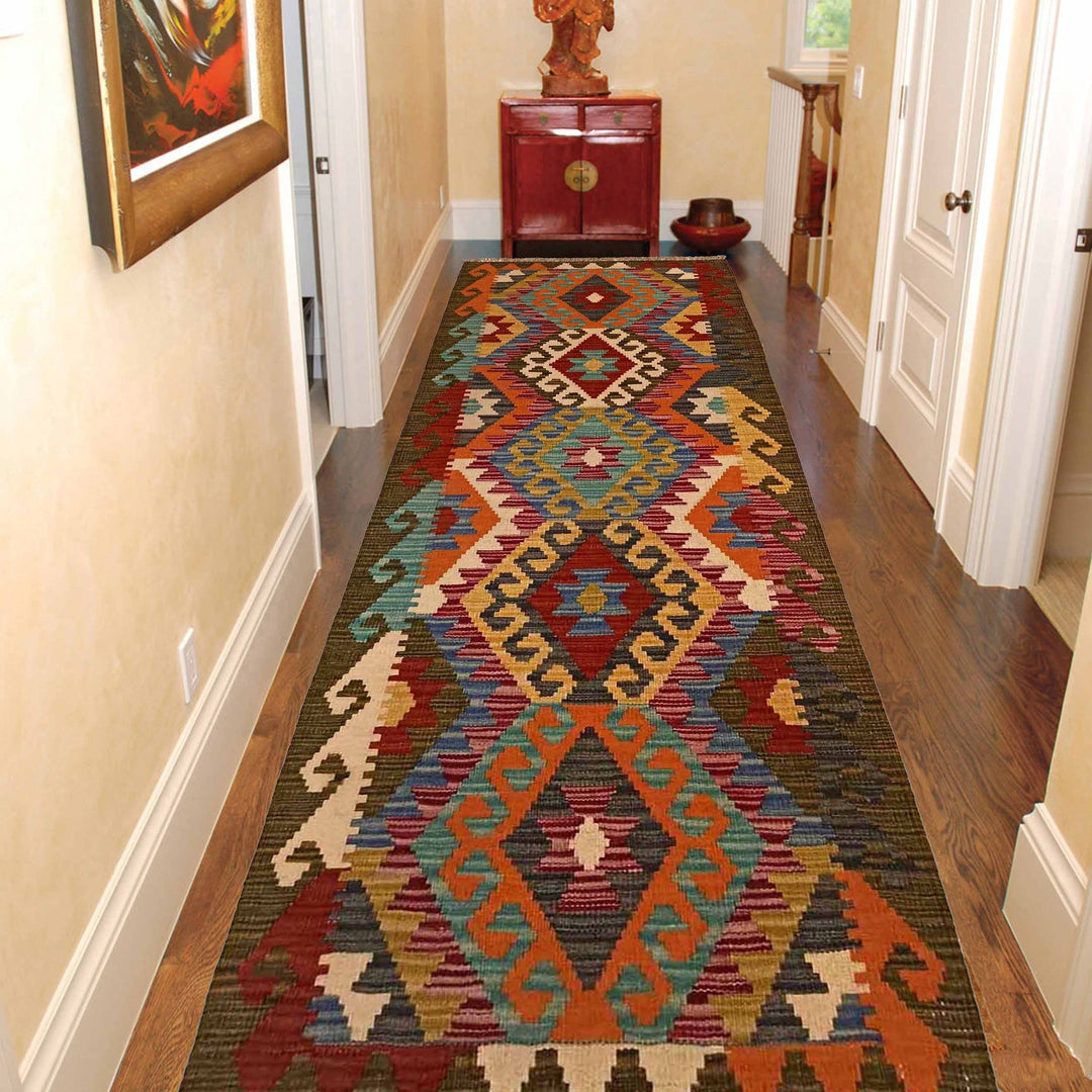 Short Chobi Kilim Runner 1' 10" x 6' 4" - No. AL23133