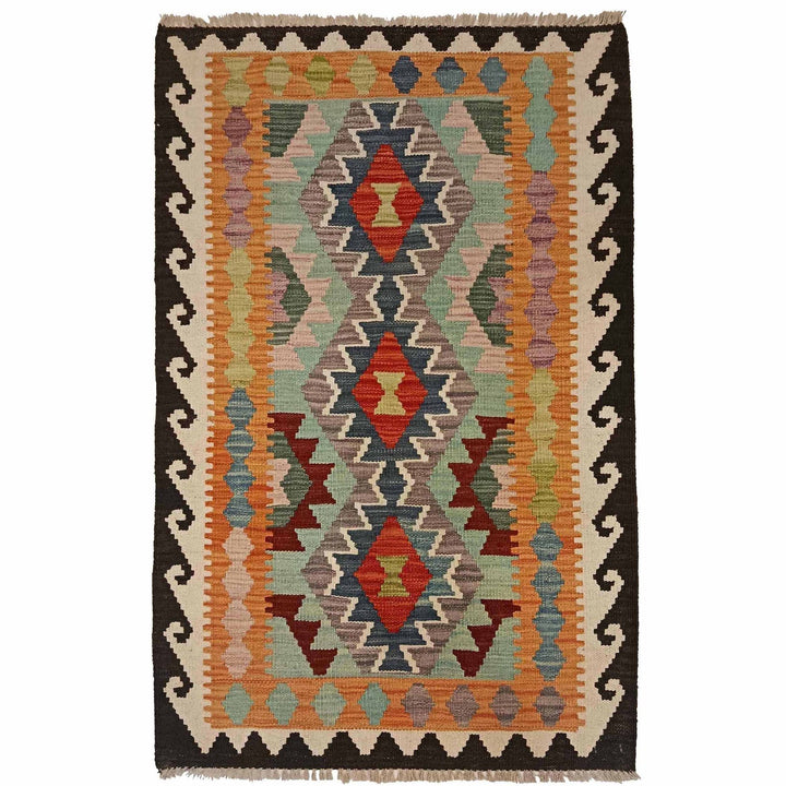 Small Size Chobi Kilim 2' 7" x 4' 4" - No. AL93065