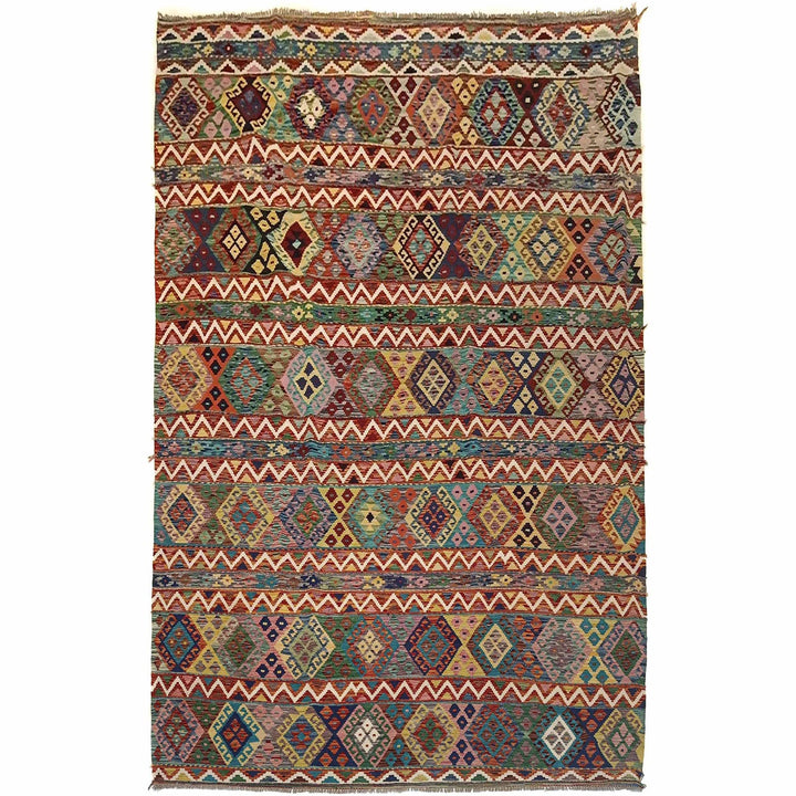 Handmade Vegetable Kilim 8' 2" x 11' 2" - No. AL20658