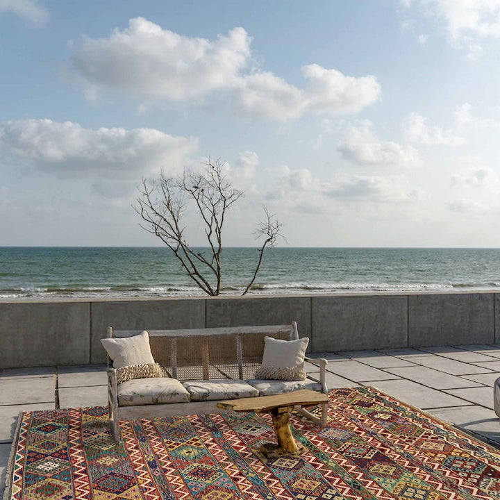 Handmade Vegetable Kilim 8' 2" x 11' 2" - No. AL20658