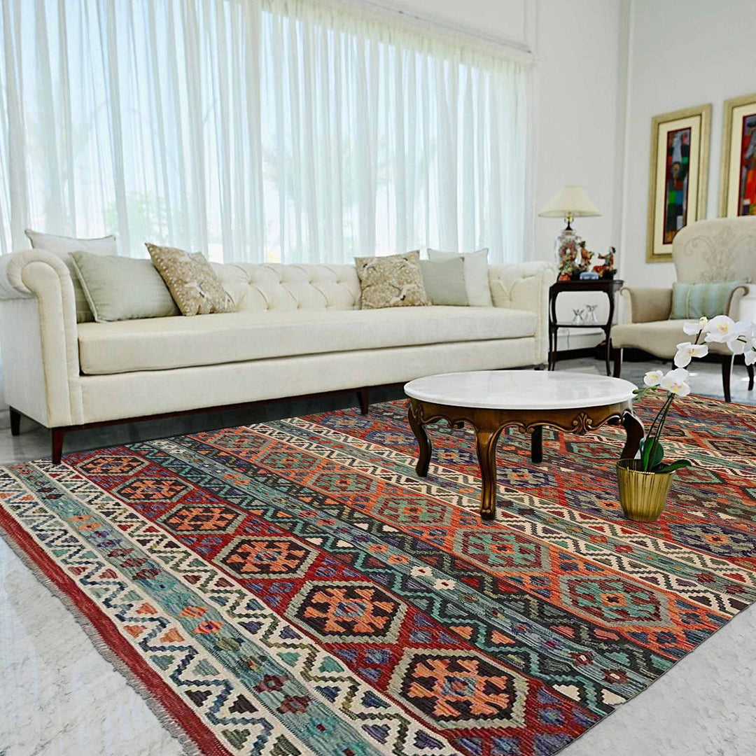 Handmade Vegetable Kelim 8' 3" x 11' 6" - No. AL46915