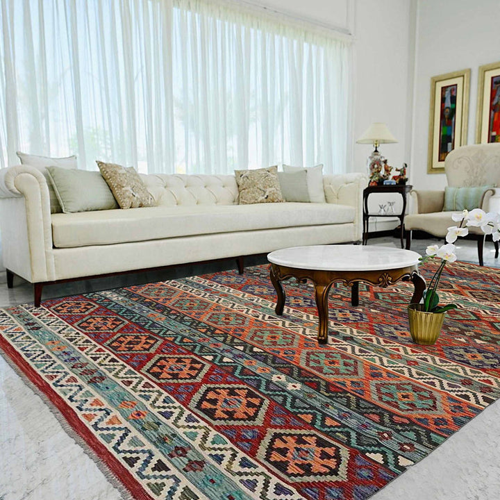 Handmade Vegetable Kelim 8' 3" x 11' 6" - No. AL46915