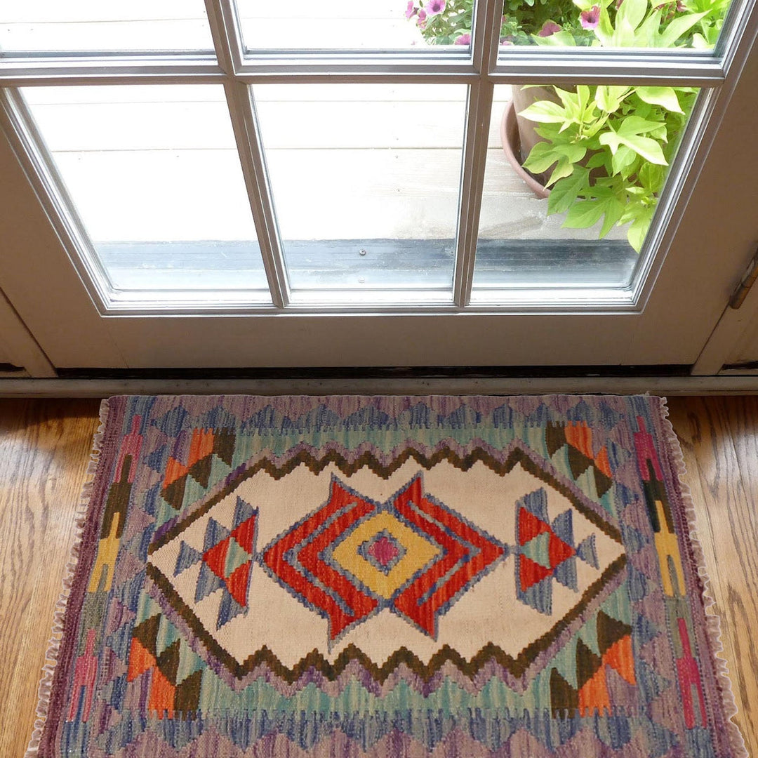 Small Size Chobi Kilim 2' 2" x 3' 1" - No. AL27643
