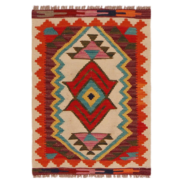 Hand Knotted Flatweave Kilim 2' 0" x 2' 10" - No. AL91781