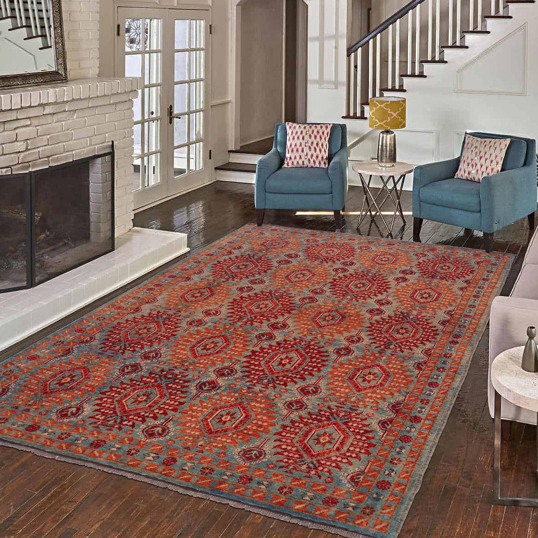 Contemporary Oushak Rug 6' 8" x 9' 9" - No. AL40384