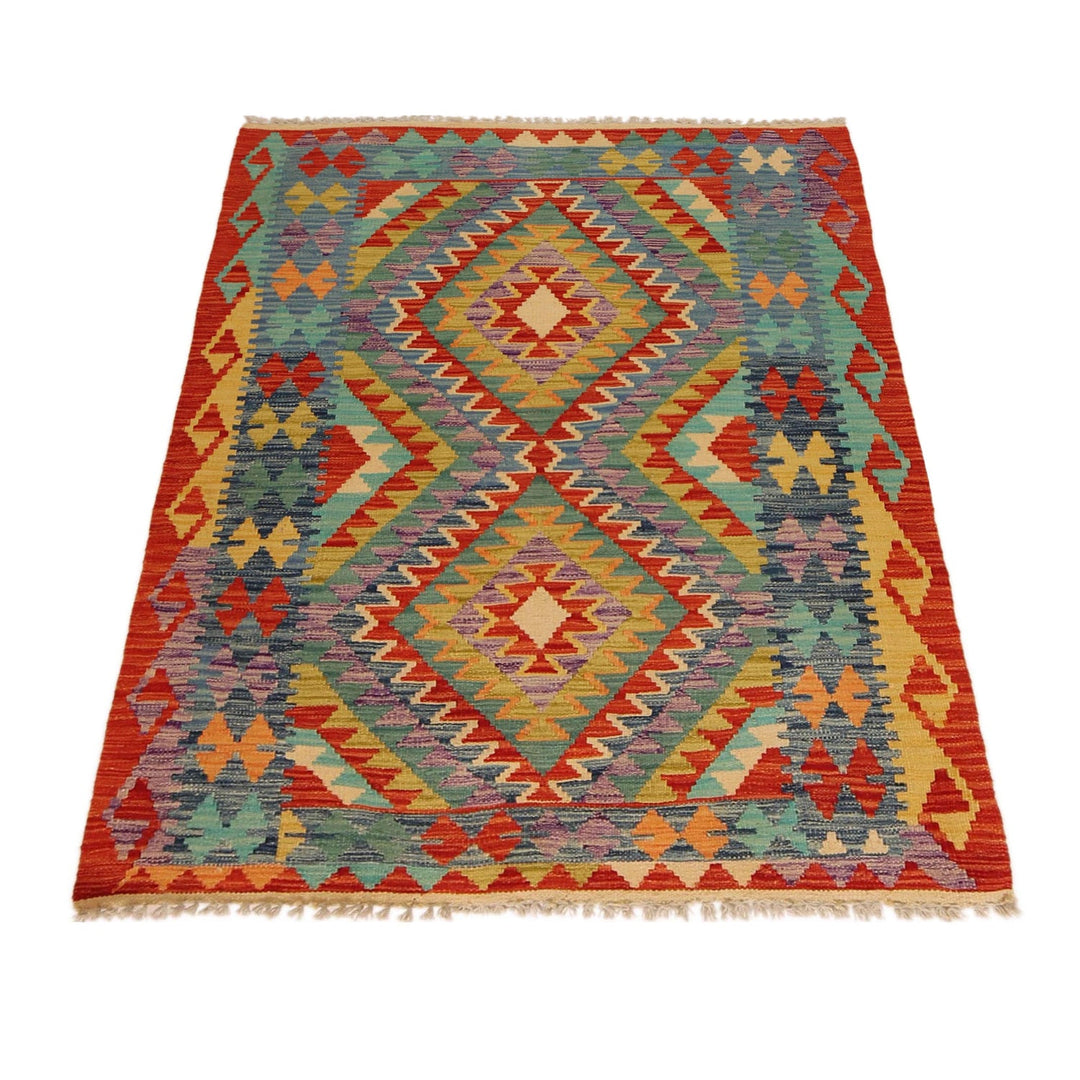 Small Size Chobi Kilim 3' 8" x 4' 11" - No. AL25723