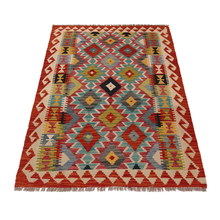Hand Knotted Flatweave Kilim 3' 3" x 5' 0" - No. AL64313