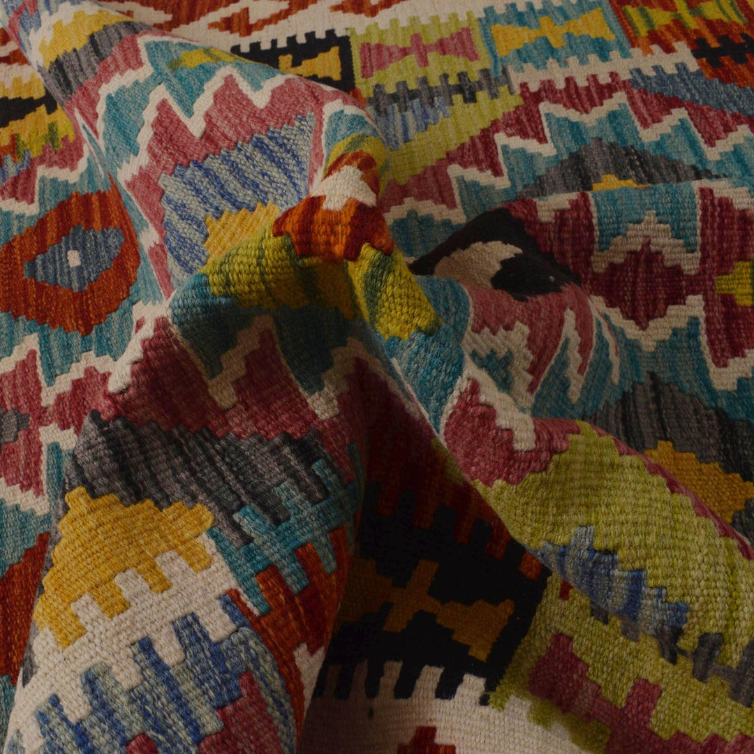 Hand Knotted Flatweave Kilim 3' 3" x 5' 0" - No. AL64313