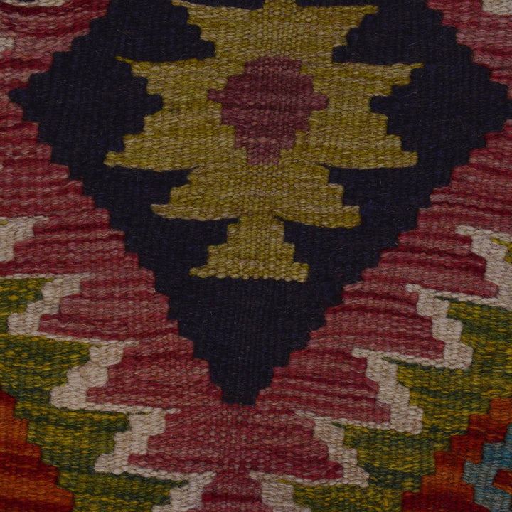 Handmade Afghan Vegetable Kilim 3' 4" x 5' 0" - No. AL27906
