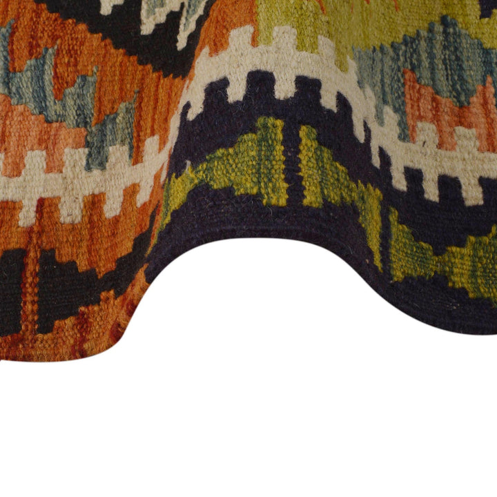 Handmade Vegetable Kilim 3' 3" x 5' 1" - No. AL65664