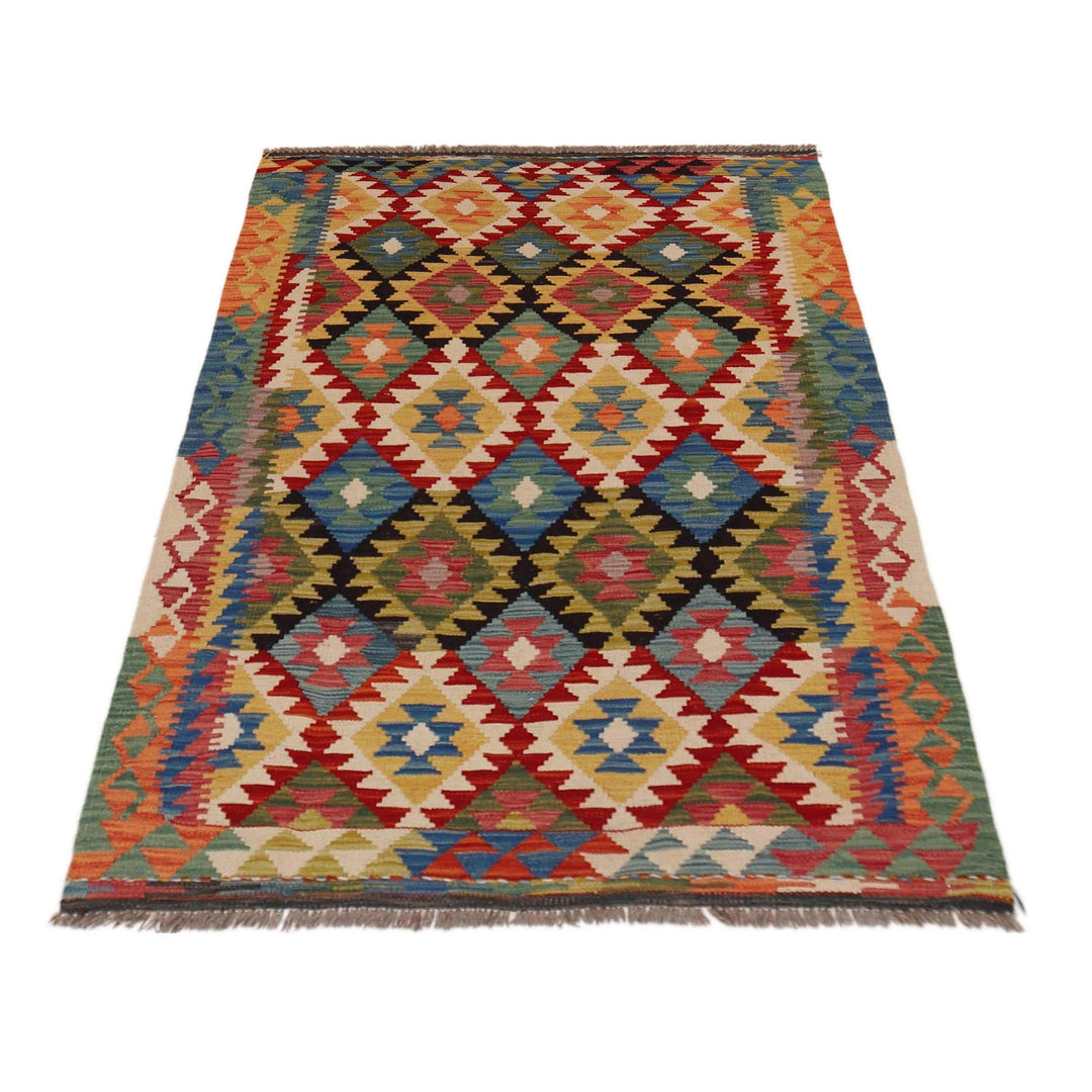Small Size Chobi Kilim 3' 5" x 5' 0" - No. AL76675